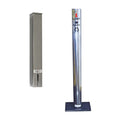 Kit Dispenser Quadrado Inox Café 50ml + Coletor Inox Individual Café