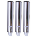 Kit 3 Dispensers Redondos 200ml Inox