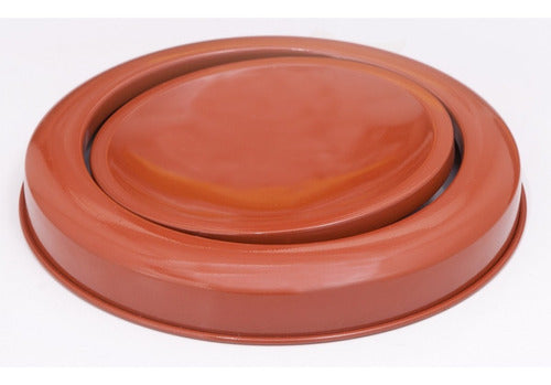 Tampa Basculante Fliptop 24cm Lixeira Inox Varias Cores