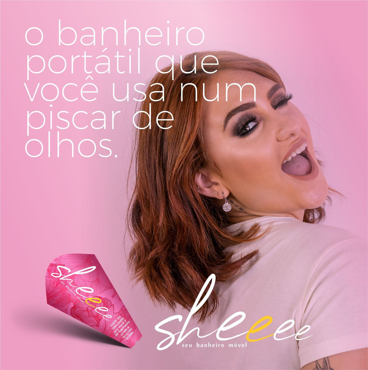 Sheeee Cone Urinário Descartável - 30 Unidades