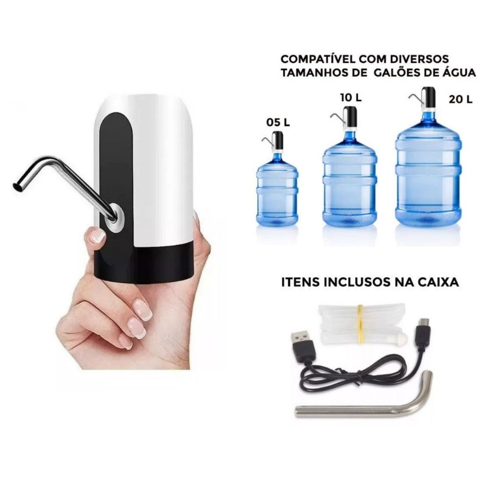 Bomba Elétrica Para Galão D'Água