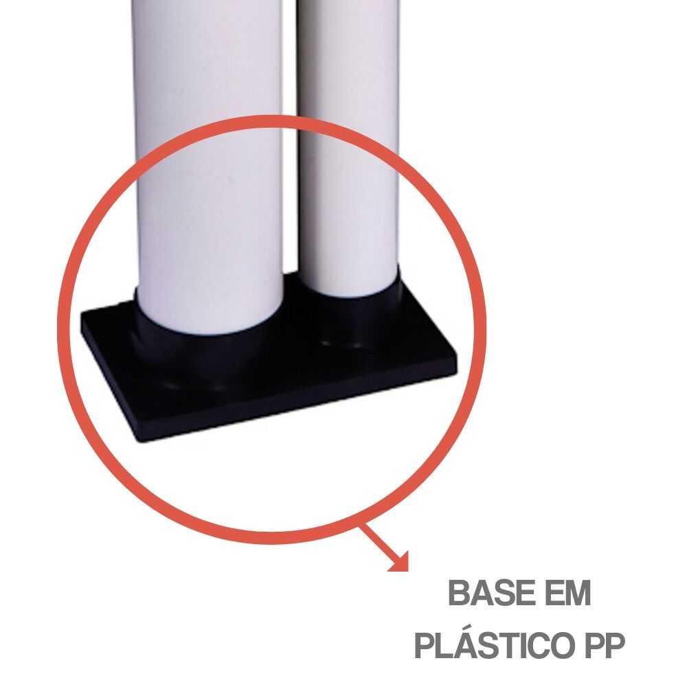 Kit 3 Coletores Duplos Água/Café PVC