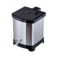 Lixeira Quadrada C/ Pedal Esférico 15L