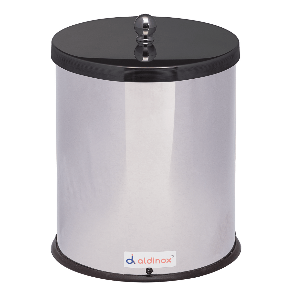 Lixeira Lavabo 5L Inox C/ Tampa Plástica