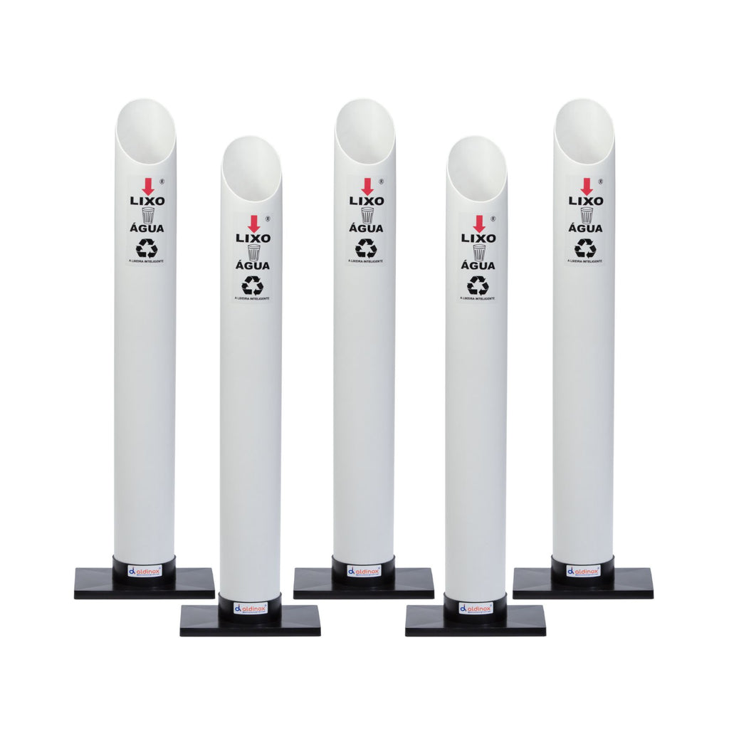 Kit 5 Coletores Individuais Água PVC