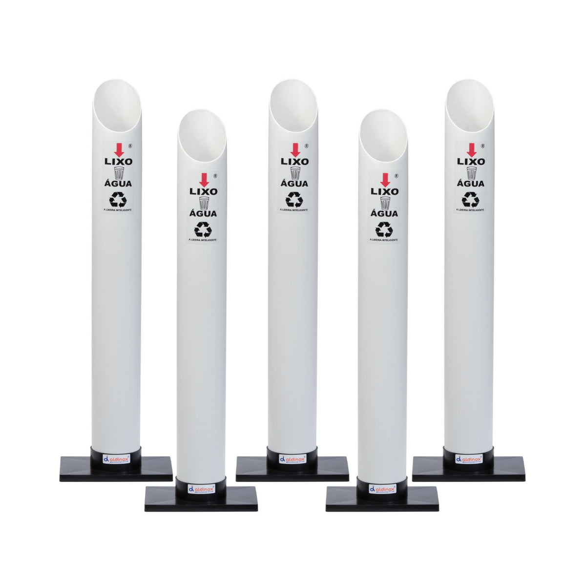 Kit 5 Coletores Individuais Água PVC