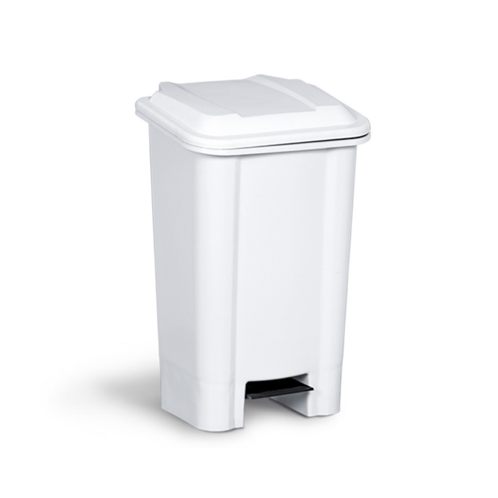 Lixeira Plástica retangular Com Pedal 50 Litros