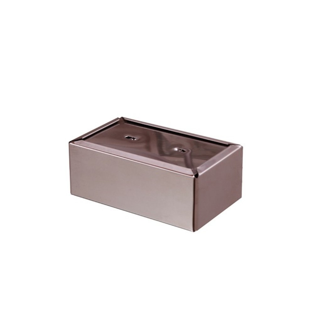 Porta Guardanapos Inox Deitado