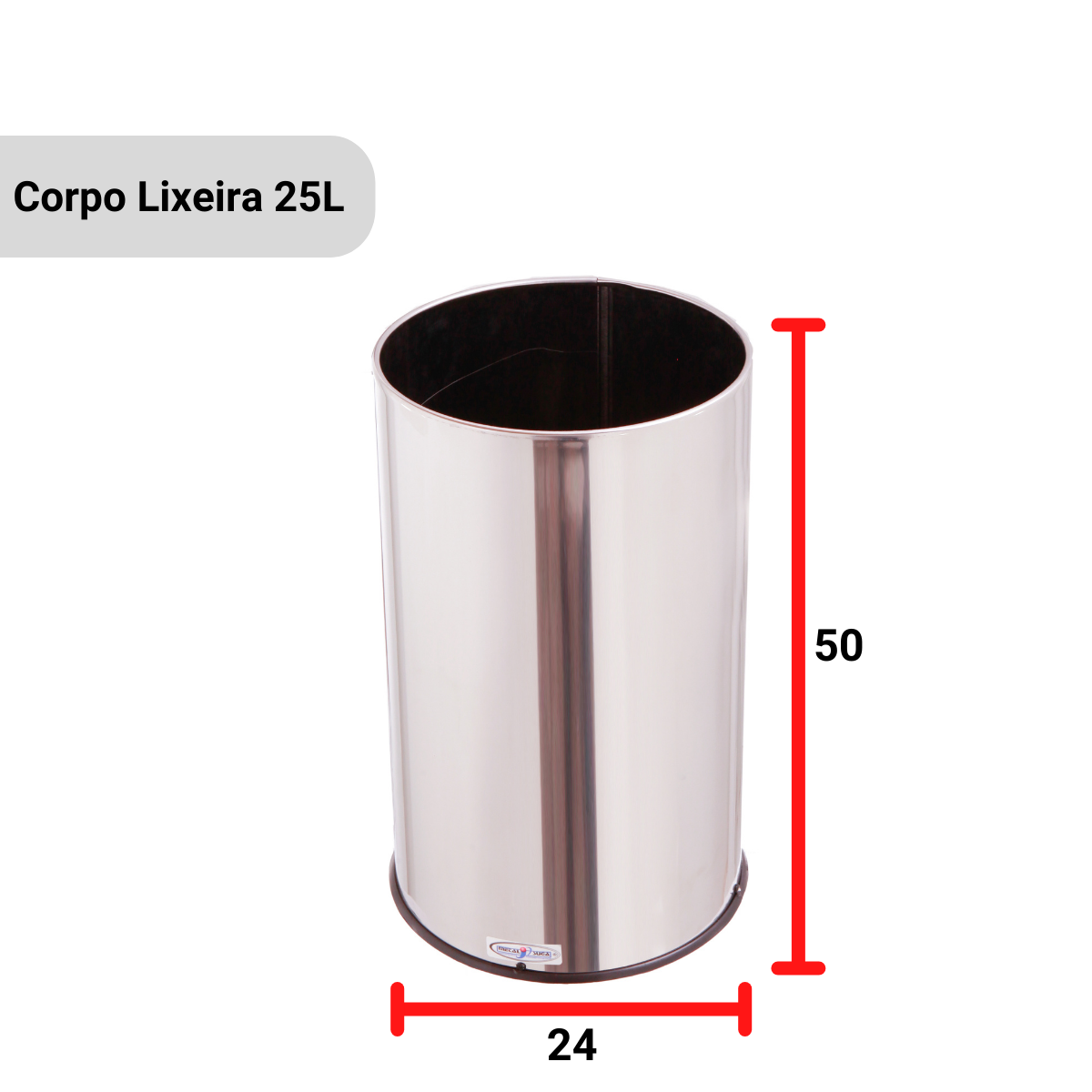 Corpo Lixeira 25L