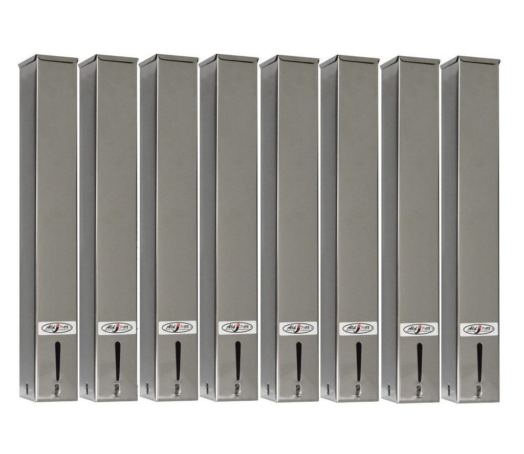 Kit 8 Dispensers Quadrado 50ml Inox