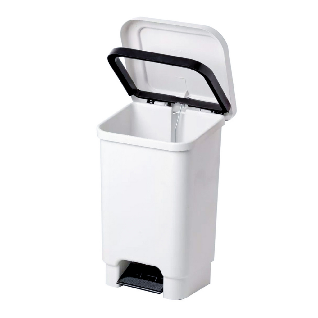 Lixeira Plástica Retangular Com Pedal 25 Litros