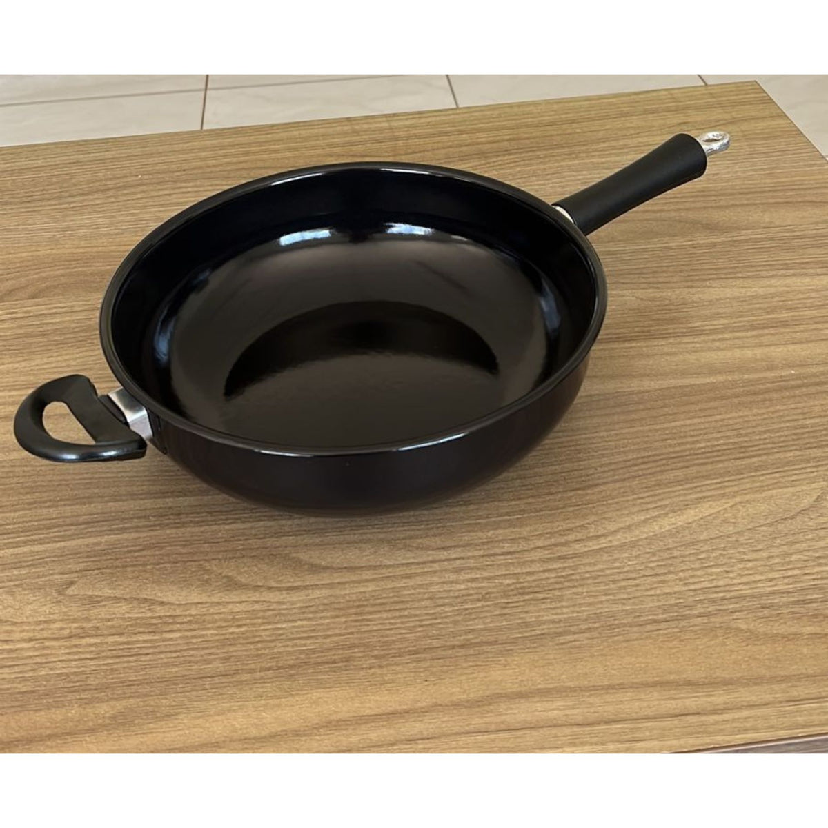 Frigideira Agata Preta 28cm Cabo 18cm