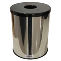 Lixeira Inox Para Lavabo Aro Anti Inseto Hole Trash 15L
