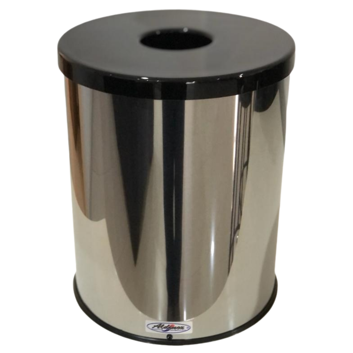 Lixeira Inox Para Lavabo Aro Anti Inseto Hole Trash 15L