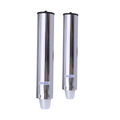 Kit 1 Dispenser Rendondo 200ml Inox + 1 Dispenser Rendondo 300ml Inox