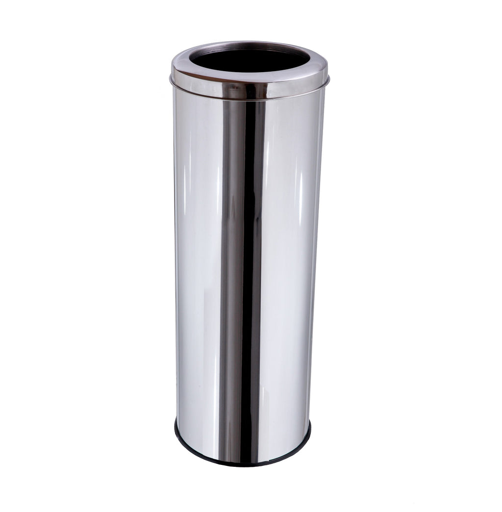 LIXEIRA INOX COM ARO INOX 24X70 30L MSP 705