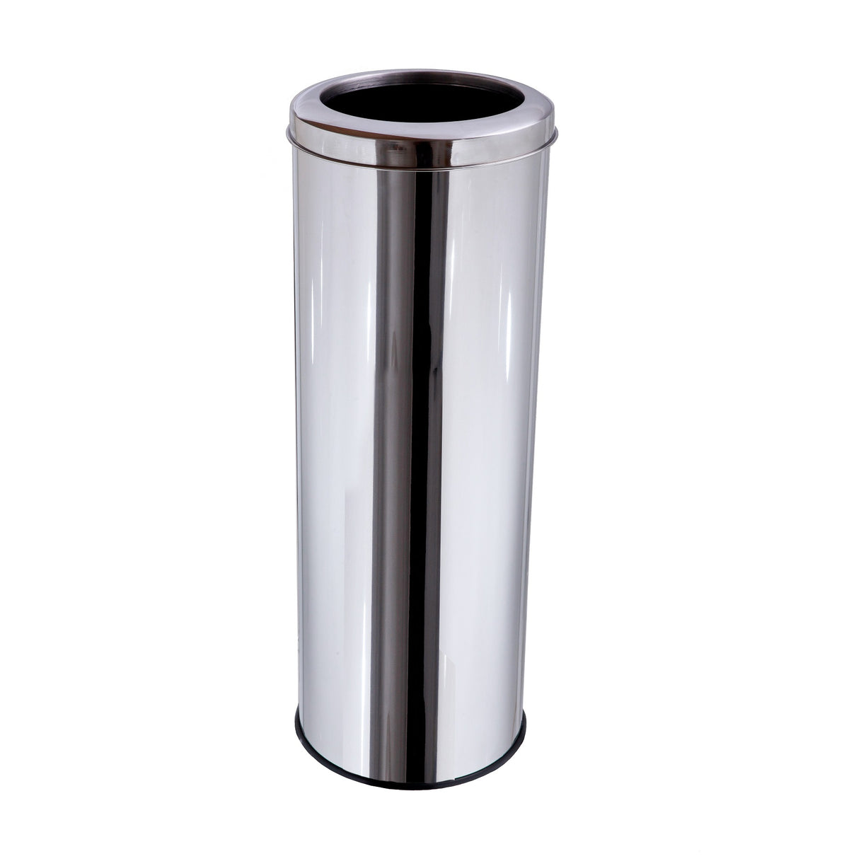 LIXEIRA INOX COM ARO INOX 24X70 30L MSP 705