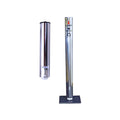 Kit Dispenser Redondo Inox Café 50ML + Coletor Inox Individual Café