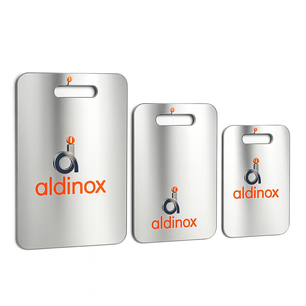Kit 3 Tábuas De Corte Inox  P M G