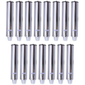 Kit 15 Dispensers Redondos 400ml Inox